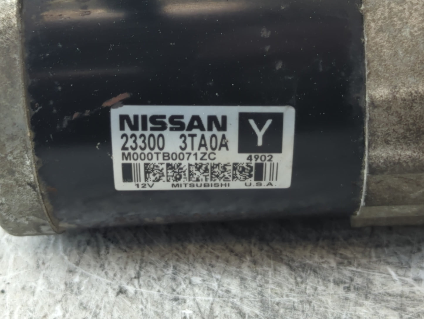 2013-2018 Nissan Altima Car Starter Motor Solenoid OEM P/N:M000TB0071ZC 23300 3TA0A Fits Fits 2013 2014 2015 2016 2017 2018 
