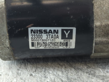 2013-2018 Nissan Altima Car Starter Motor Solenoid OEM P/N:M000TB0071ZC 23300 3TA0A Fits Fits 2013 2014 2015 2016 2017 2018 OEM Used Auto Parts