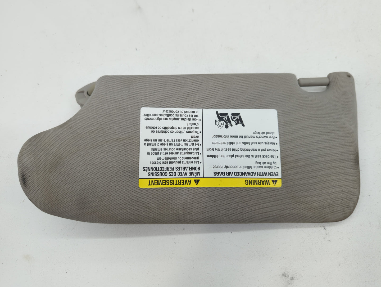 2013-2018 Nissan Altima Sun Visor Shade Replacement Passenger Right Mirror Fits Fits 2013 2014 2015 2016 2017 2018 OEM Used 