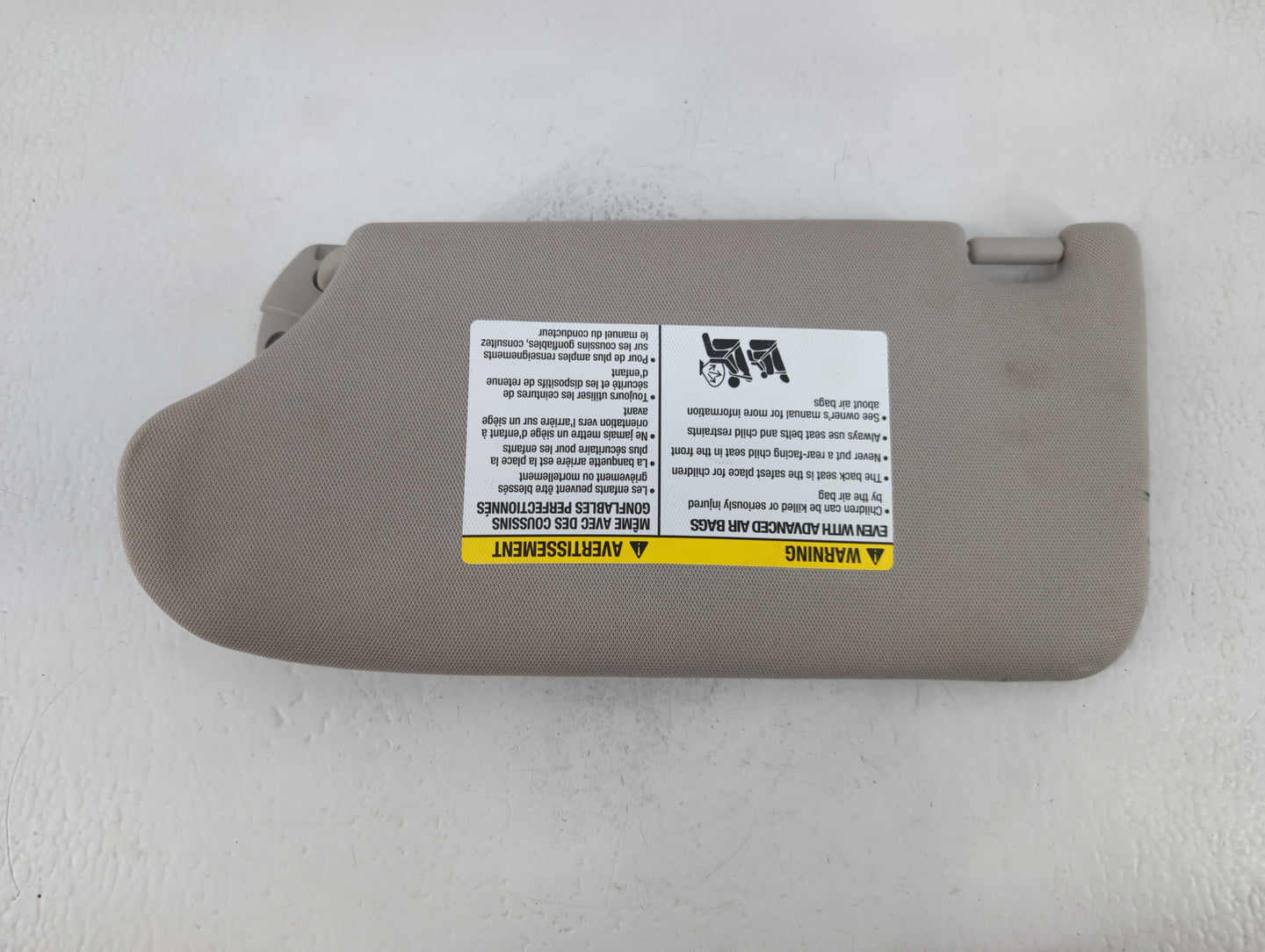 2013-2018 Nissan Altima Sun Visor Shade Replacement Passenger Right Mirror Fits Fits 2013 2014 2015 2016 2017 2018 OEM Used 