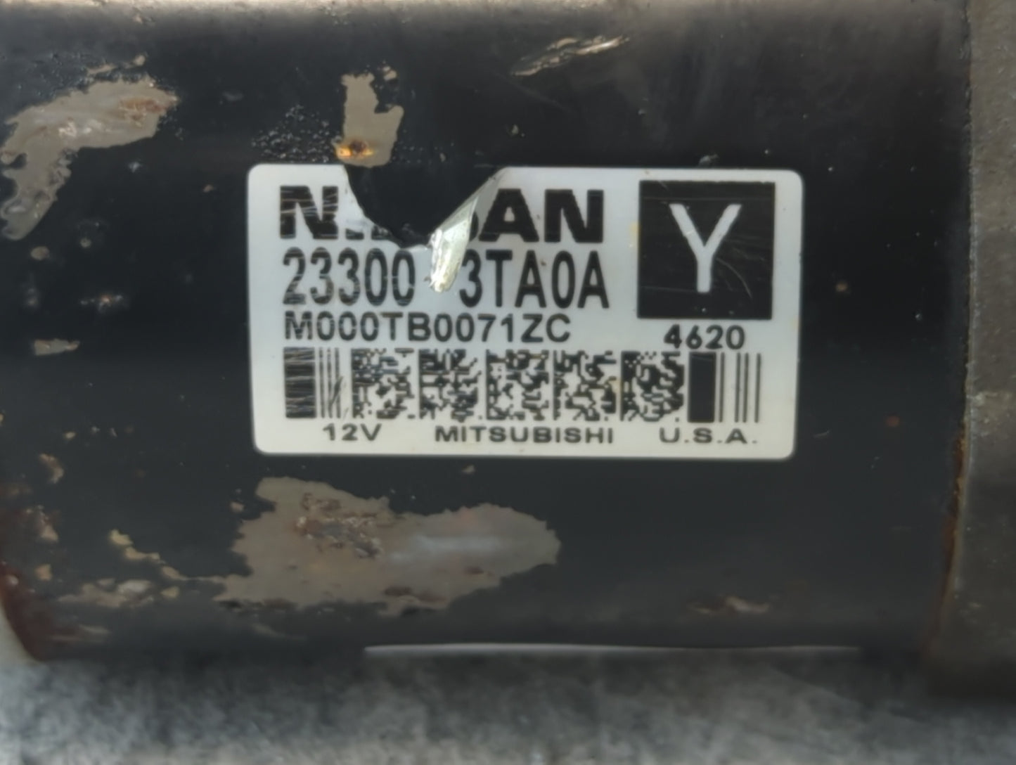2013-2018 Nissan Altima Car Starter Motor Solenoid OEM P/N:23300 3TA0A Fits Fits 2013 2014 2015 2016 2017 2018 OEM Used Auto