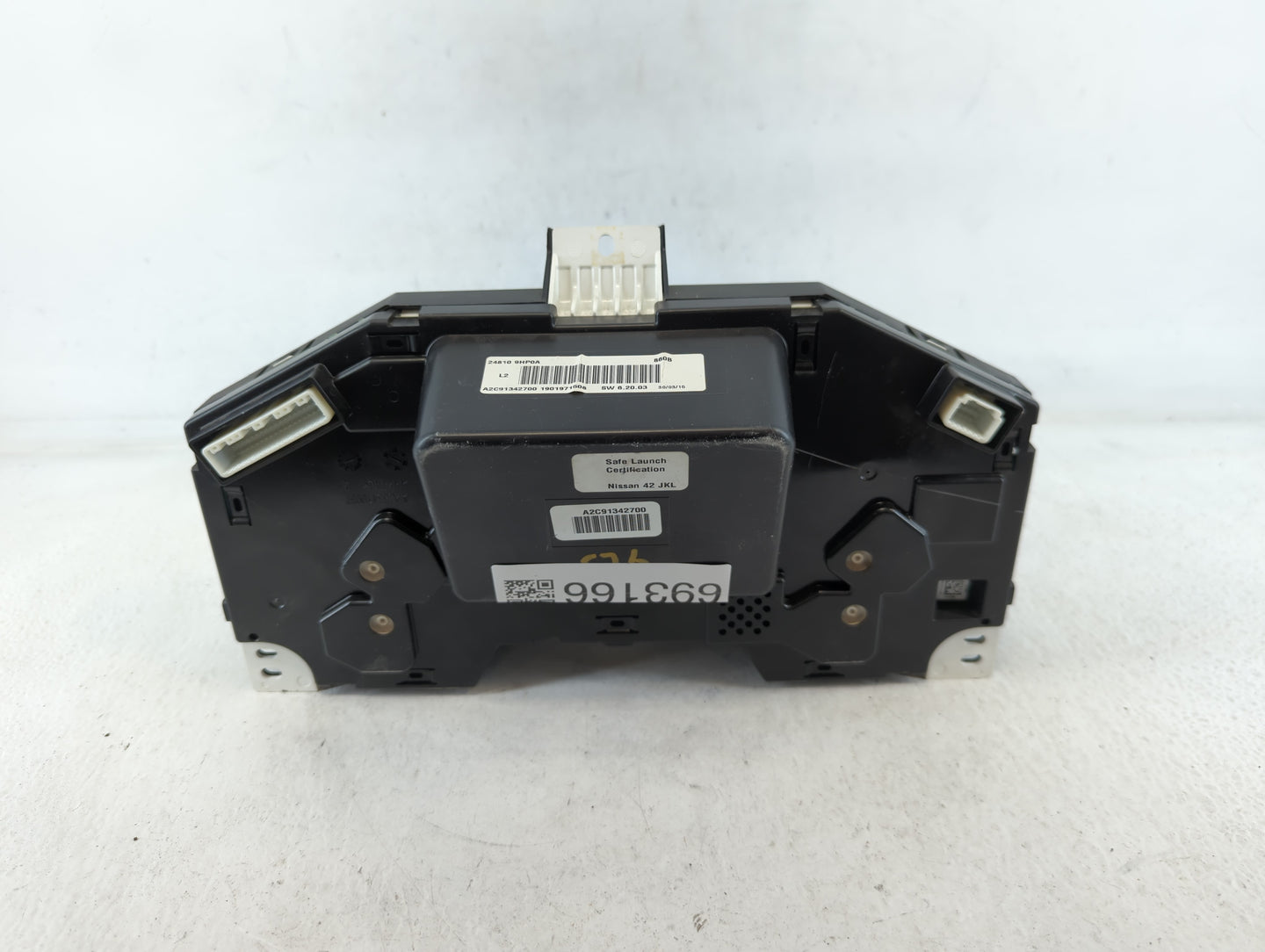 2015 Nissan Altima Instrument Cluster Speedometer Gauges P/N:24810 9HP0A Fits OEM Used Auto Parts - Oemusedautoparts1.com