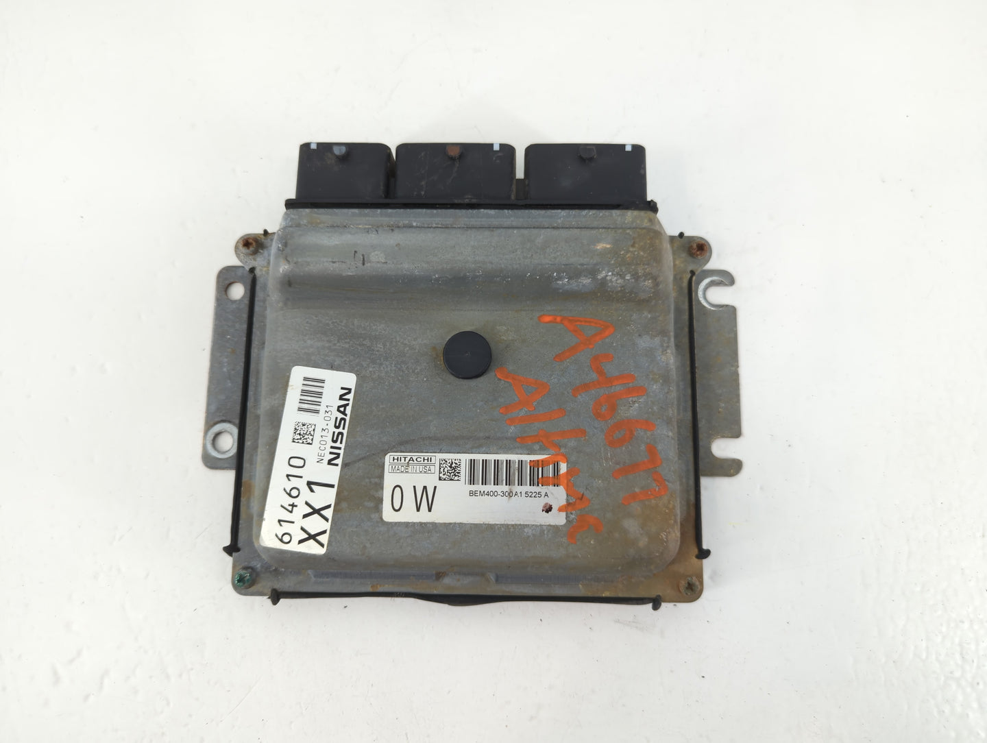 2015 Nissan Altima PCM Engine Control Computer ECU ECM PCU OEM P/N:NEC013-031 614610 XX1 Fits Fits 2013 2014 OEM Used Auto P
