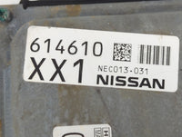 2015 Nissan Altima PCM Engine Control Computer ECU ECM PCU OEM P/N:NEC013-031 614610 XX1 Fits Fits 2013 2014 OEM Used Auto P