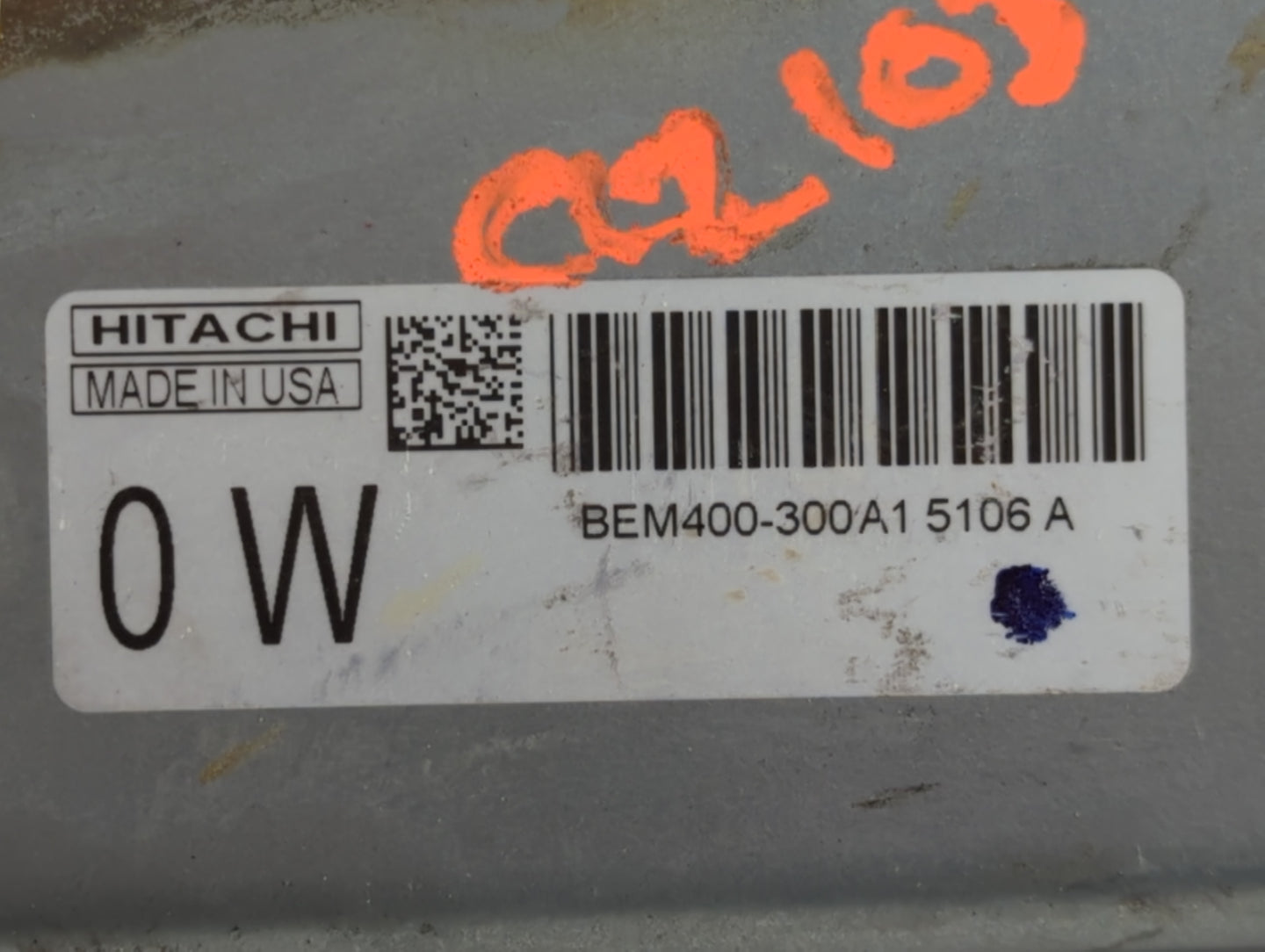 2015 Nissan Altima PCM Engine Control Computer ECU ECM PCU OEM P/N:NEC013-031 614610 XX1 Fits Fits 2013 2014 OEM Used Auto P