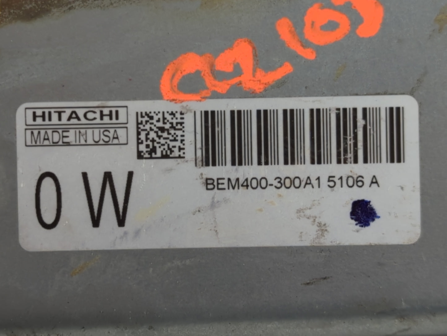 2015 Nissan Altima PCM Engine Control Computer ECU ECM PCU OEM P/N:NEC013-031 614610 XX1 Fits Fits 2013 2014 OEM Used Auto P