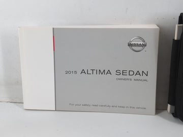 2015 Nissan Altima Owners Manual Book Guide P/N:OM15EA 0L33U3 OEM Used Auto Parts