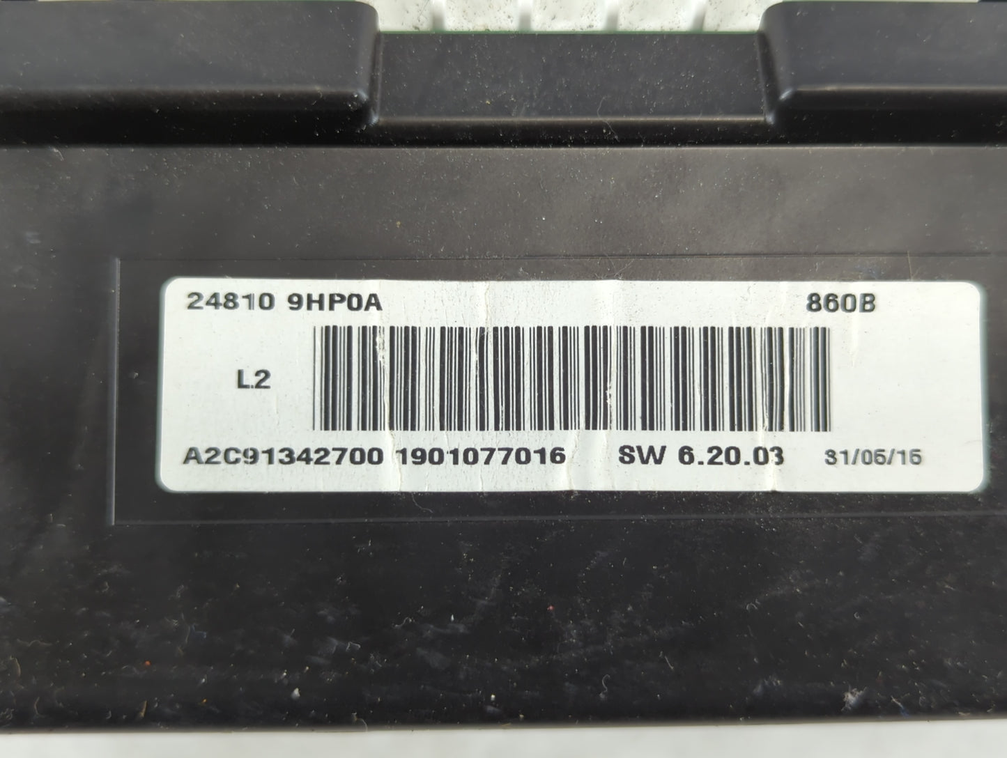 2015 Nissan Altima Instrument Cluster Speedometer Gauges P/N:24810 9HP0A Fits OEM Used Auto Parts - Oemusedautoparts1.com
