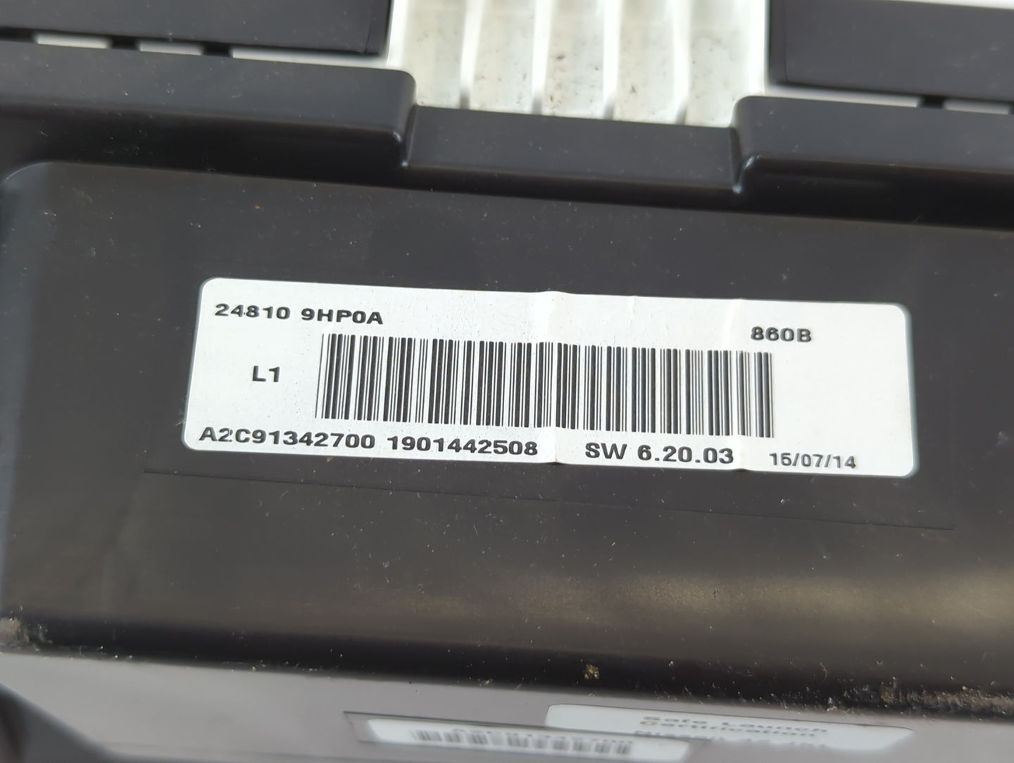 2015 Nissan Altima Instrument Cluster Speedometer Gauges P/N:24810 9HP0A Fits OEM Used Auto Parts - Oemusedautoparts1.com