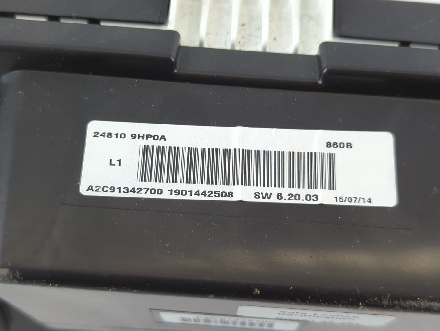2015 Nissan Altima Instrument Cluster Speedometer Gauges P/N:24810 9HP0A Fits OEM Used Auto Parts - Oemusedautoparts1.com