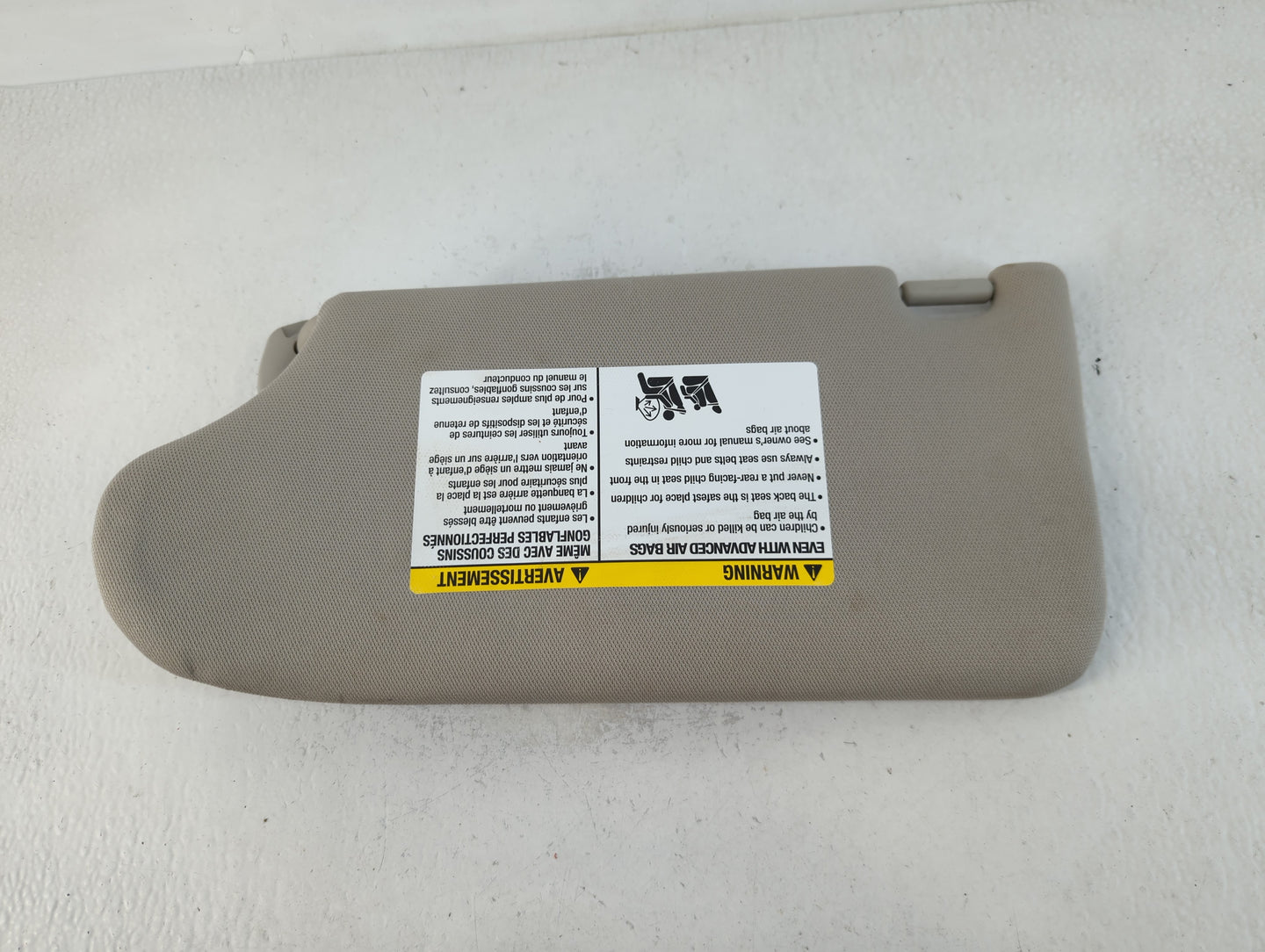 2013-2018 Nissan Altima Sun Visor Shade Replacement Passenger Right Mirror Fits Fits 2013 2014 2015 2016 2017 2018 OEM Used 