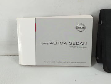 2015 Nissan Altima Owners Manual Book Guide P/N:OM15EA OL33U4 OEM Used Auto Parts
