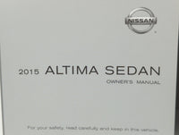 2015 Nissan Altima Owners Manual Book Guide P/N:OM15EA OL33U4 OEM Used Auto Parts - Oemusedautoparts1.com