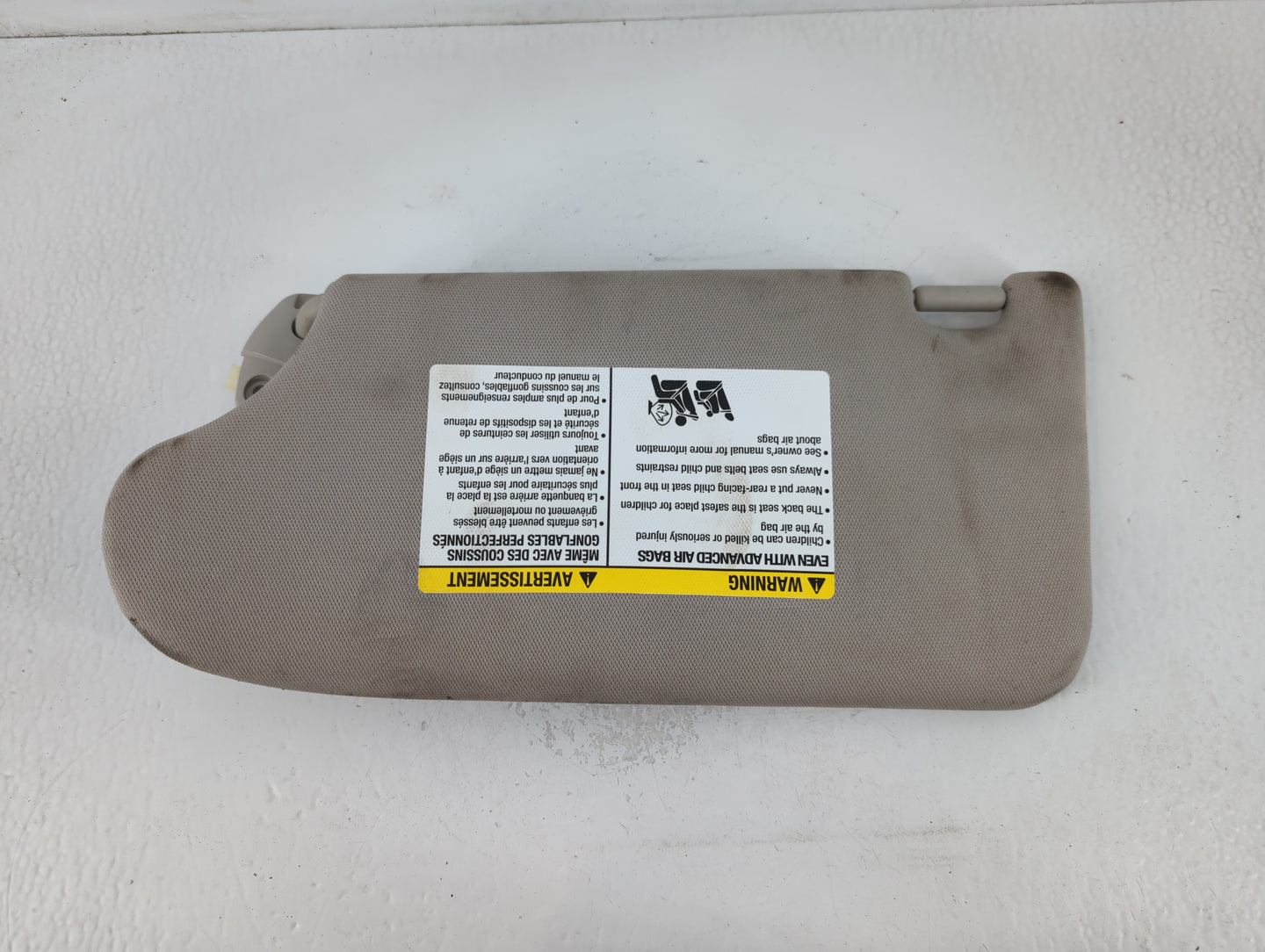 2013-2017 Nissan Altima Sun Visor Shade Replacement Passenger Right Mirror Fits Fits 2013 2014 2015 2016 2017 OEM Used Auto 