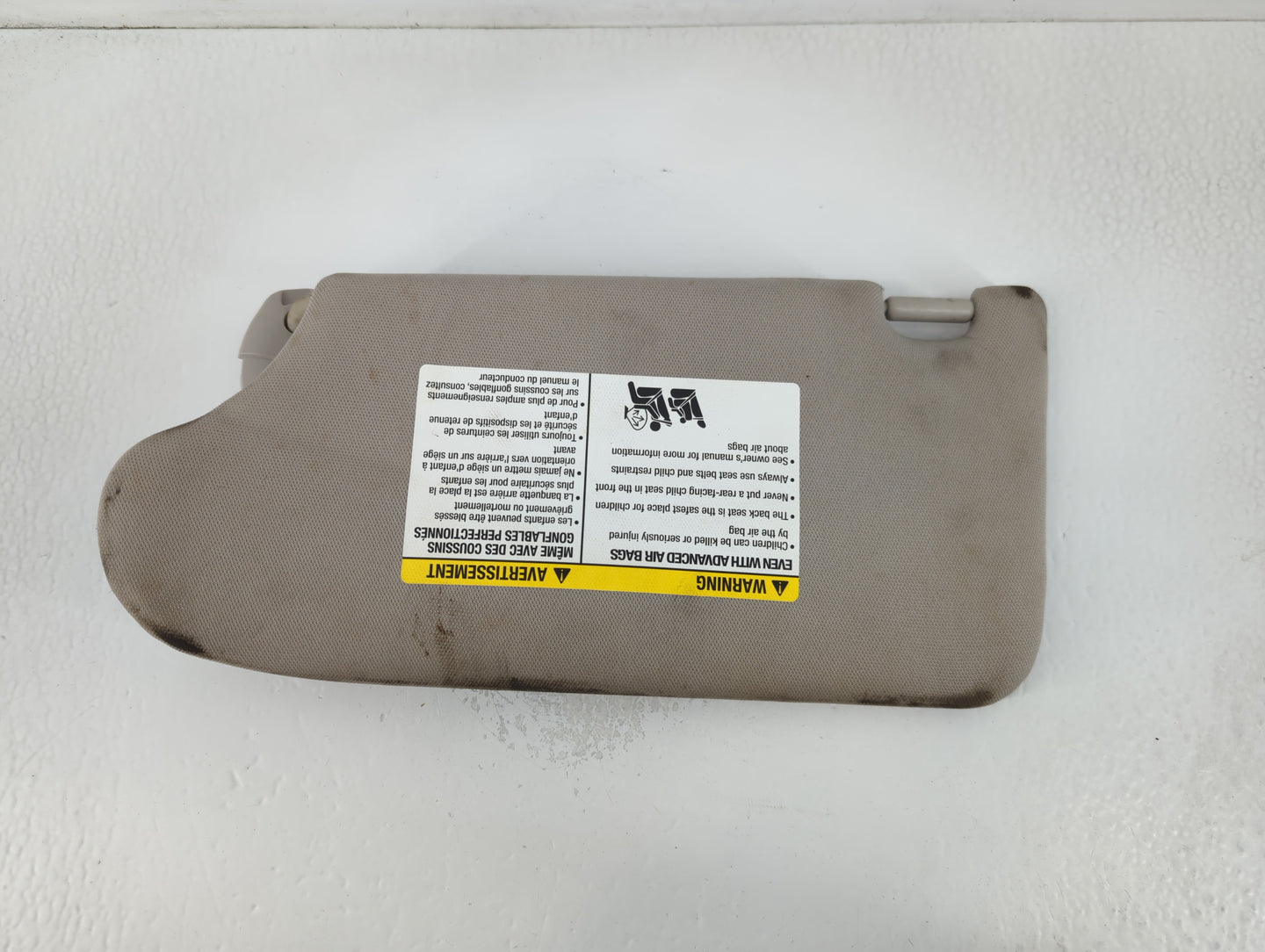 2013-2018 Nissan Altima Sun Visor Shade Replacement Passenger Right Mirror Fits Fits 2013 2014 2015 2016 2017 2018 OEM Used 
