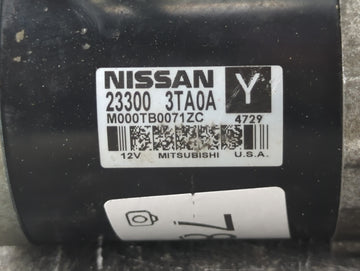 2013-2018 Nissan Altima Car Starter Motor Solenoid OEM P/N:23300 3TA0A Fits Fits 2013 2014 2015 2016 2017 2018 OEM Used Auto Parts
