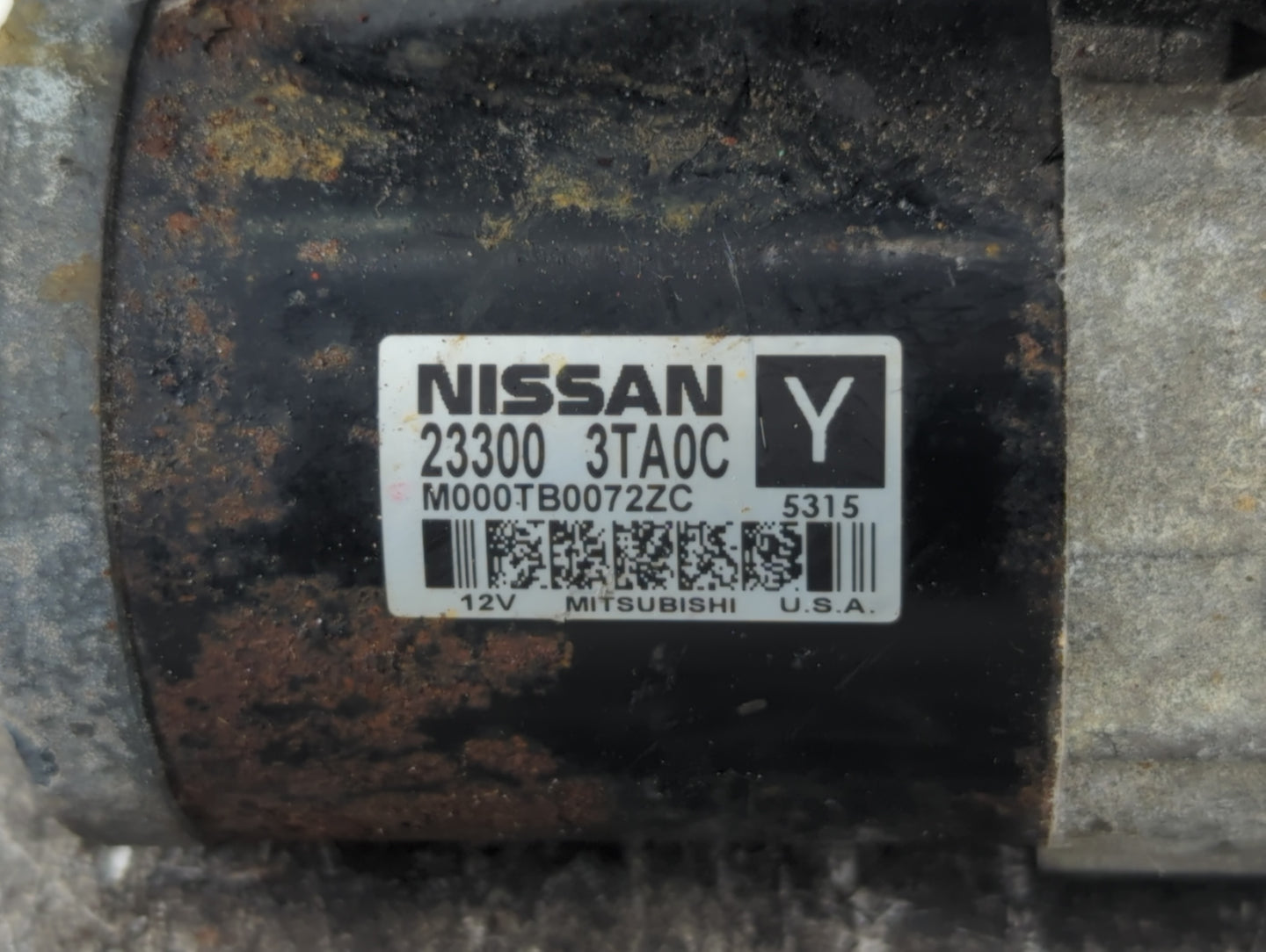 2013-2018 Nissan Altima Car Starter Motor Solenoid OEM P/N:23300 3TA0C Fits Fits 2013 2014 2015 2016 2017 2018 OEM Used Auto