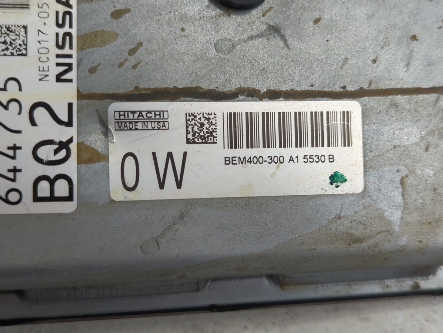 2015 Nissan Altima PCM Engine Control Computer ECU ECM PCU OEM P/N:BEM400-300 A1 5530 B NEC017-05 Fits Fits 2013 2014 OEM Us