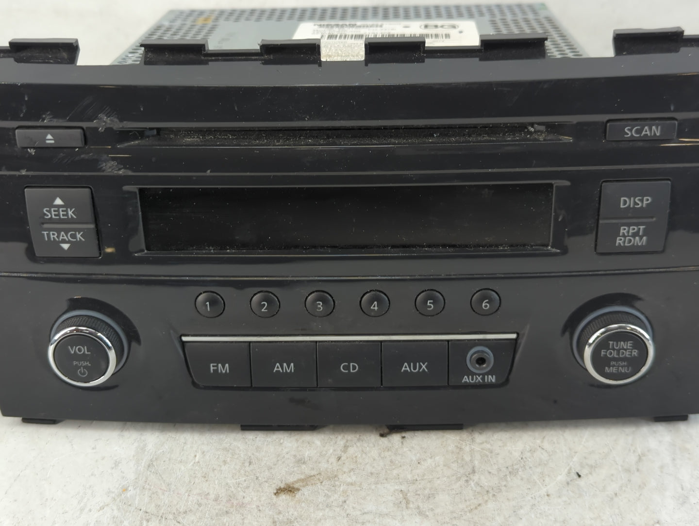 2013-2015 Nissan Altima Radio AM FM Cd Player Receiver Replacement P/N:28185 3TB0G Fits Fits 2013 2014 2015 OEM Used Auto Pa