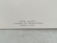 2015 Nissan Altima Owners Manual Book Guide P/N:OM15EA 0L33U2 OEM Used Auto Parts - Oemusedautoparts1.com