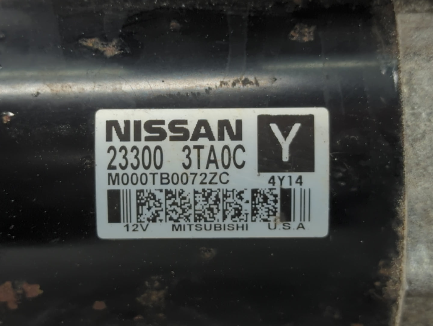 2013-2018 Nissan Altima Car Starter Motor Solenoid OEM P/N:23300 3TA0C Fits Fits 2013 2014 2015 2016 2017 2018 OEM Used Auto