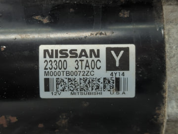 2013-2018 Nissan Altima Car Starter Motor Solenoid OEM P/N:23300 3TA0C Fits Fits 2013 2014 2015 2016 2017 2018 OEM Used Auto Parts