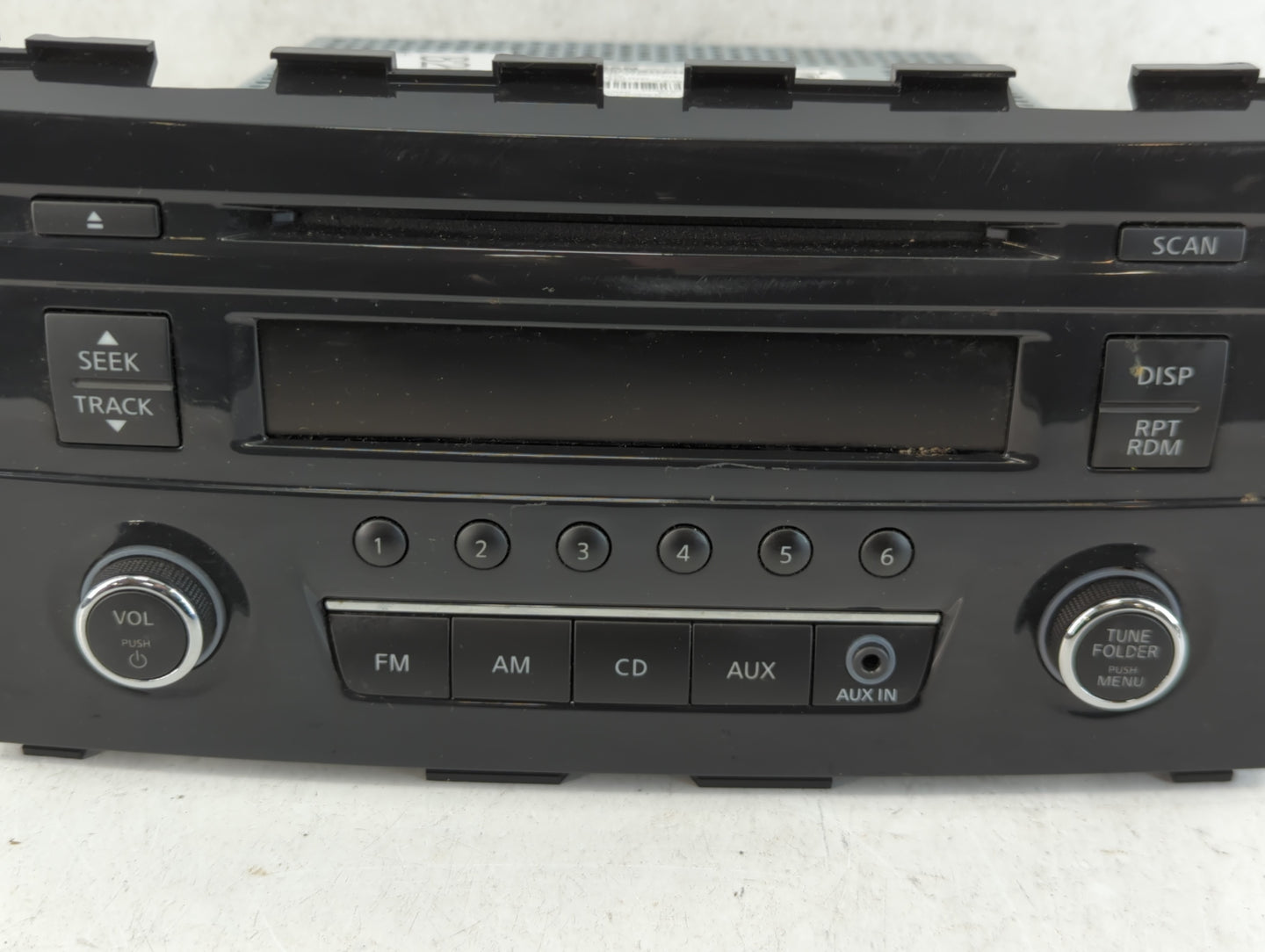 2013-2015 Nissan Altima Radio AM FM Cd Player Receiver Replacement P/N:28185 3TB0G Fits Fits 2013 2014 2015 OEM Used Auto Pa