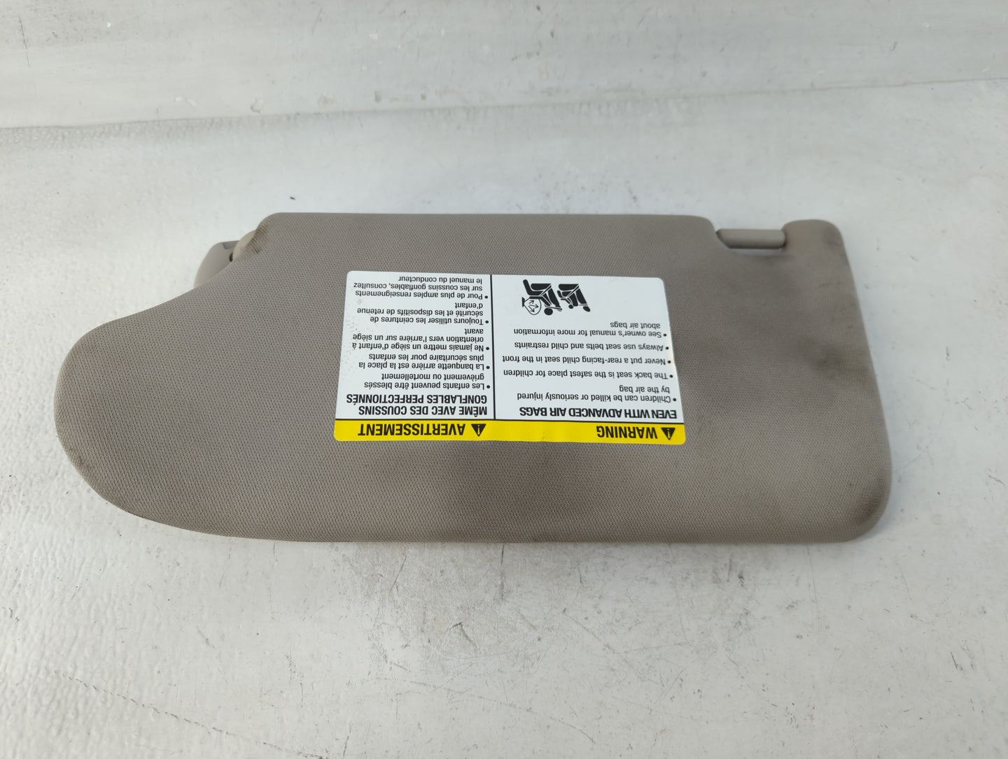 2013-2018 Nissan Altima Sun Visor Shade Replacement Passenger Right Mirror Fits Fits 2013 2014 2015 2016 2017 2018 OEM Used 