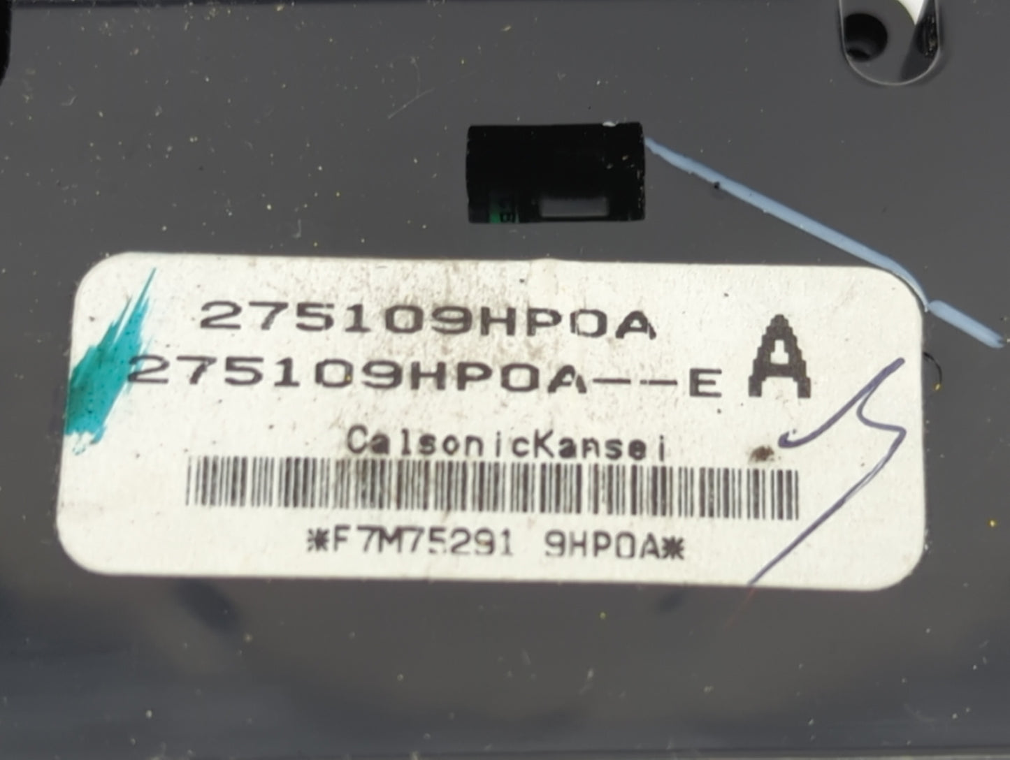 2015 Nissan Altima Climate Control Module Temperature AC/Heater Replacement P/N:275109hp0a Fits OEM Used Auto Parts - Oemuse