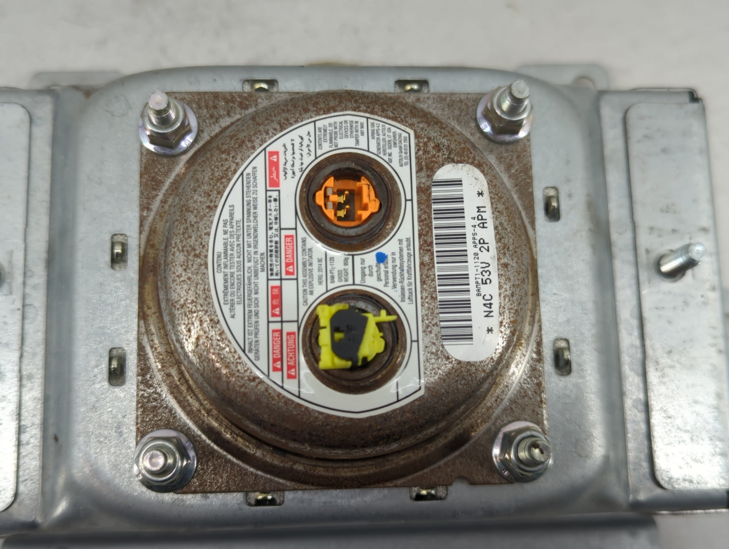 2008-2015 Nissan Armada Air Bag Passenger Right Dashboard OEM P/N:98520-ZQ00A Fits Fits 2008 2009 2010 2011 2012 2013 2014 2