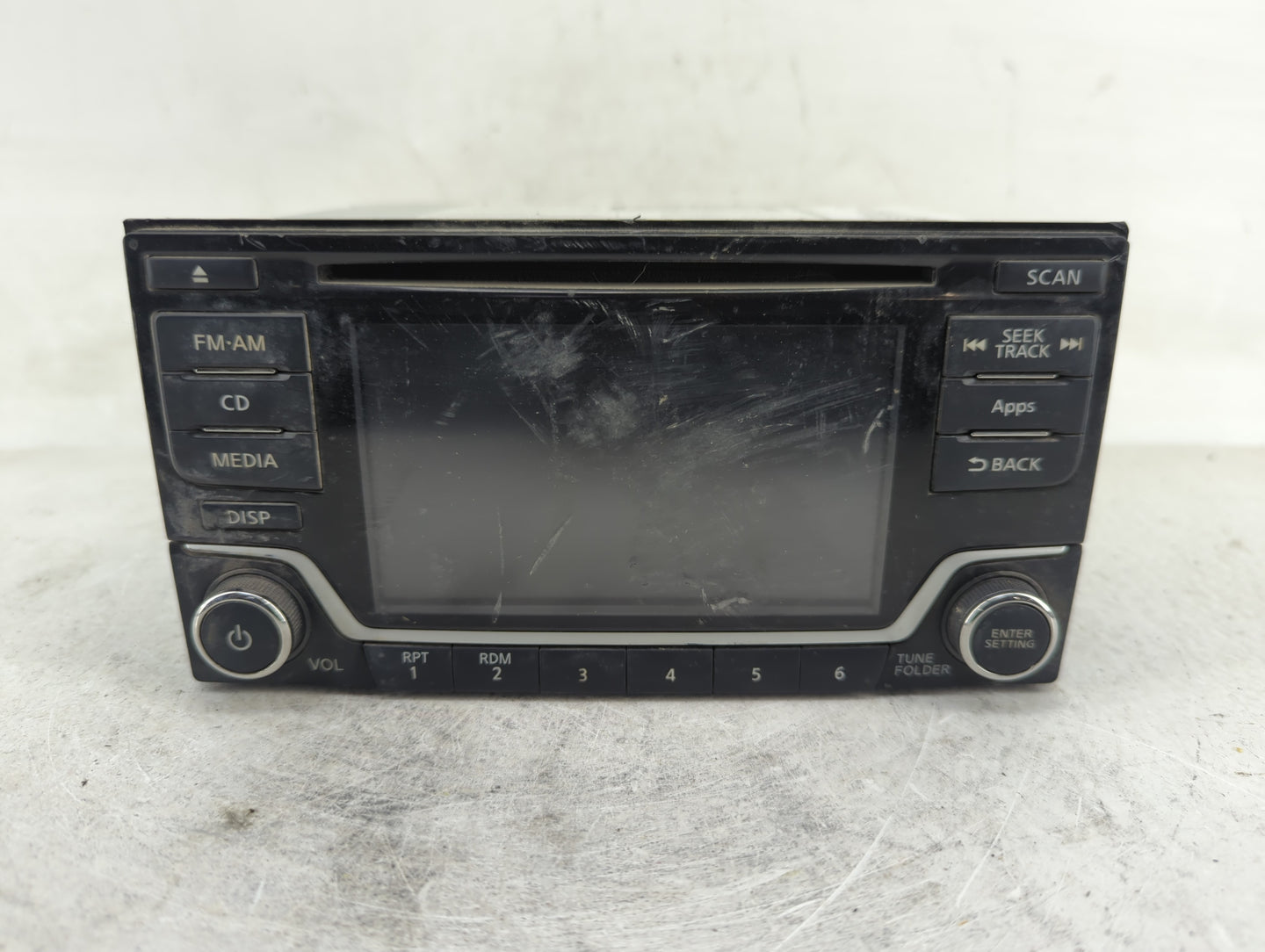 2015 Nissan Juke Radio AM FM Cd Player Receiver Replacement P/N:281853YM1A Fits OEM Used Auto Parts - Oemusedautoparts1.com