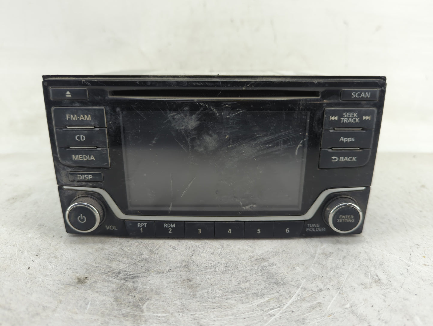 2015 Nissan Juke Radio AM FM Cd Player Receiver Replacement P/N:281853YM1A Fits OEM Used Auto Parts - Oemusedautoparts1.com