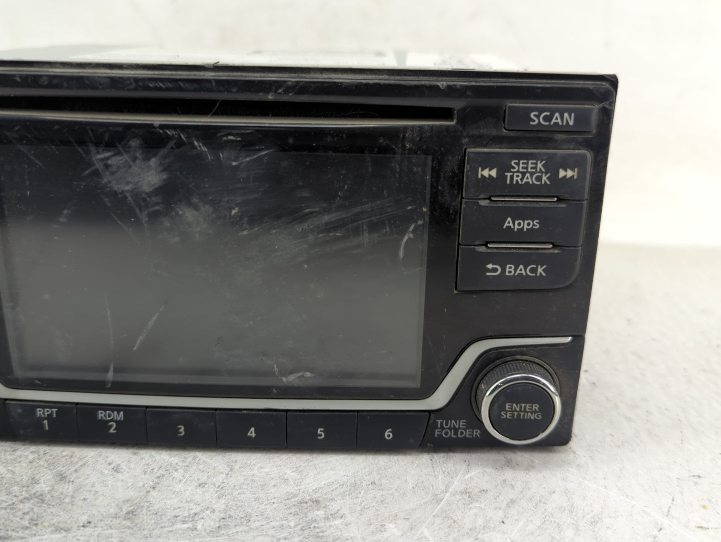 2015 Nissan Juke Radio AM FM Cd Player Receiver Replacement P/N:281853YM1A Fits OEM Used Auto Parts - Oemusedautoparts1.com