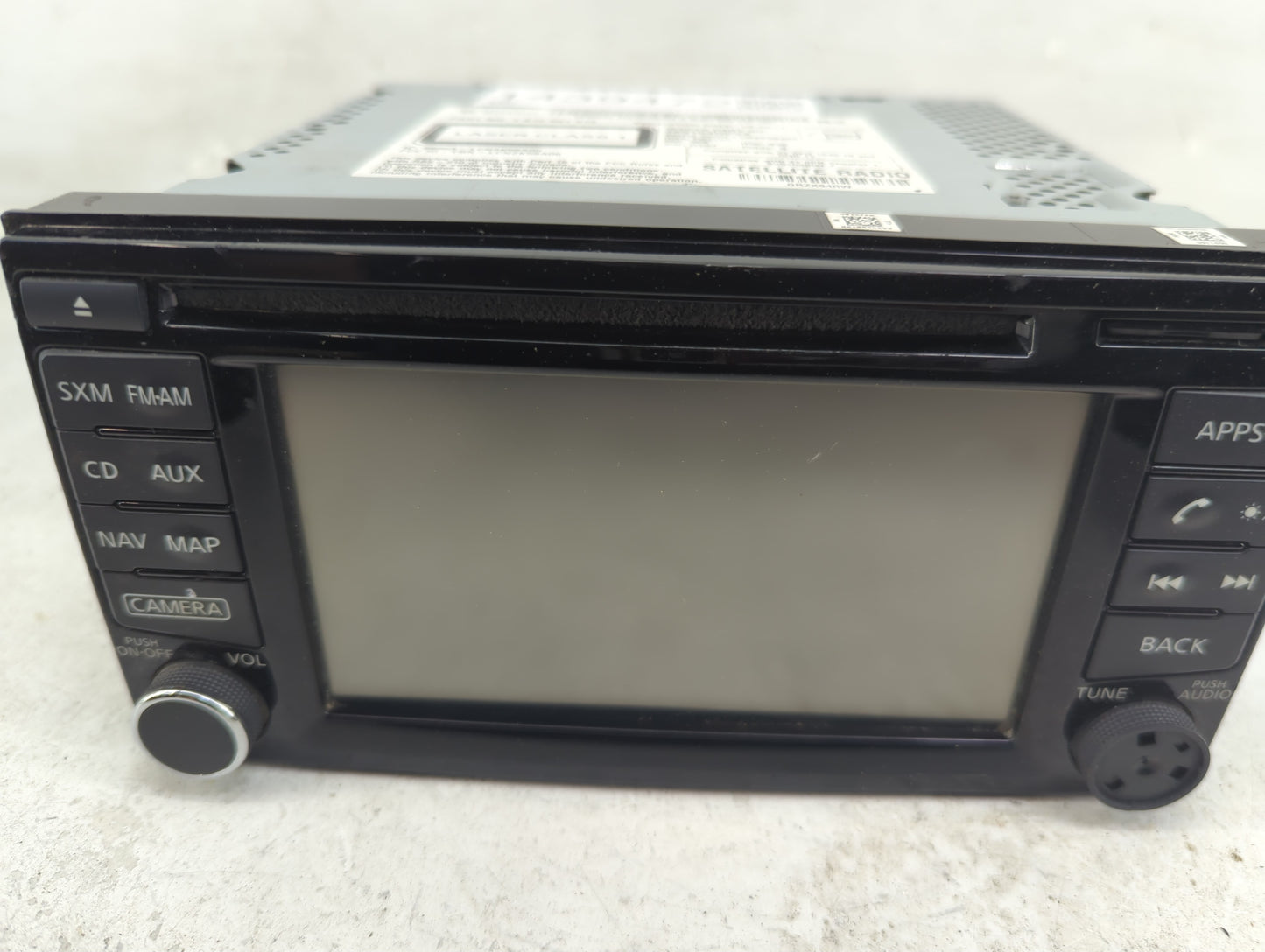 2015 Nissan Juke Radio AM FM Cd Player Receiver Replacement P/N:259154DP0A 7 612 051 313 Fits OEM Used Auto Parts - Oemuseda