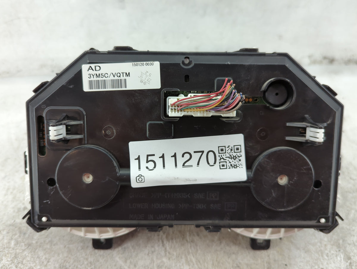 2015 Nissan Juke Instrument Cluster Speedometer Gauges P/N:3YM5C/VQTM Miles: Fits OEM Used Auto Parts - Oemusedautoparts1.co