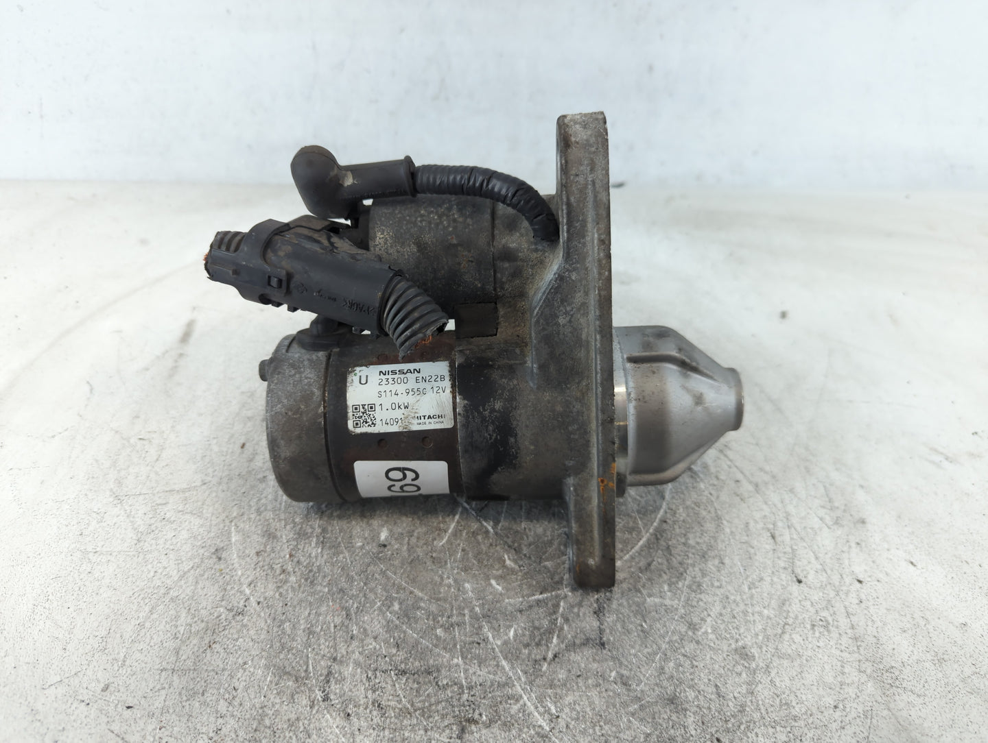 2013-2017 Nissan Juke Car Starter Motor Solenoid OEM P/N:S114-955C 12V 23300 EN22B Fits OEM Used Auto Parts - Oemusedautopar