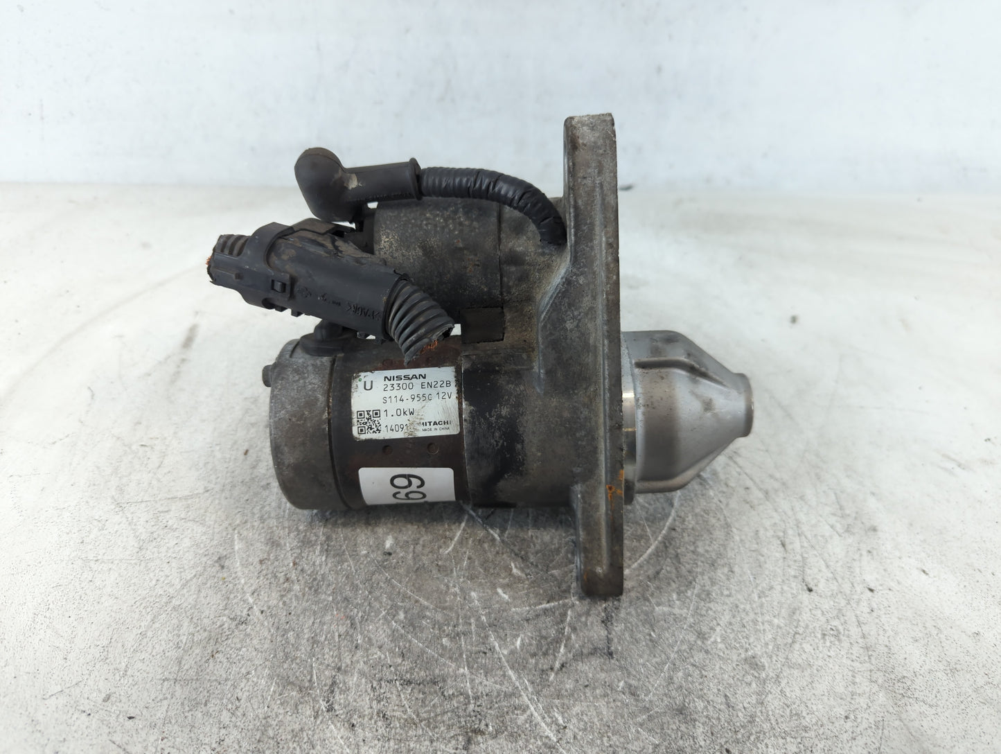 2013-2017 Nissan Juke Car Starter Motor Solenoid OEM P/N:S114-955C 12V 23300 EN22B Fits OEM Used Auto Parts - Oemusedautopar