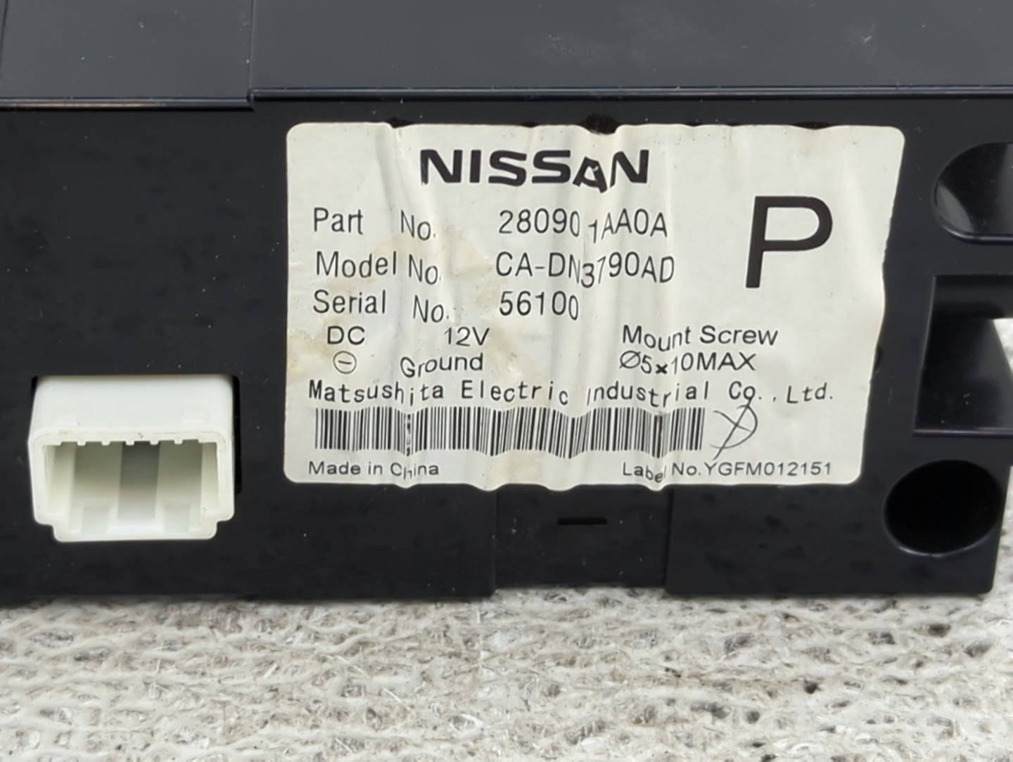 2015 Nissan Maxima Information Display Screen - Oemusedautoparts1.com