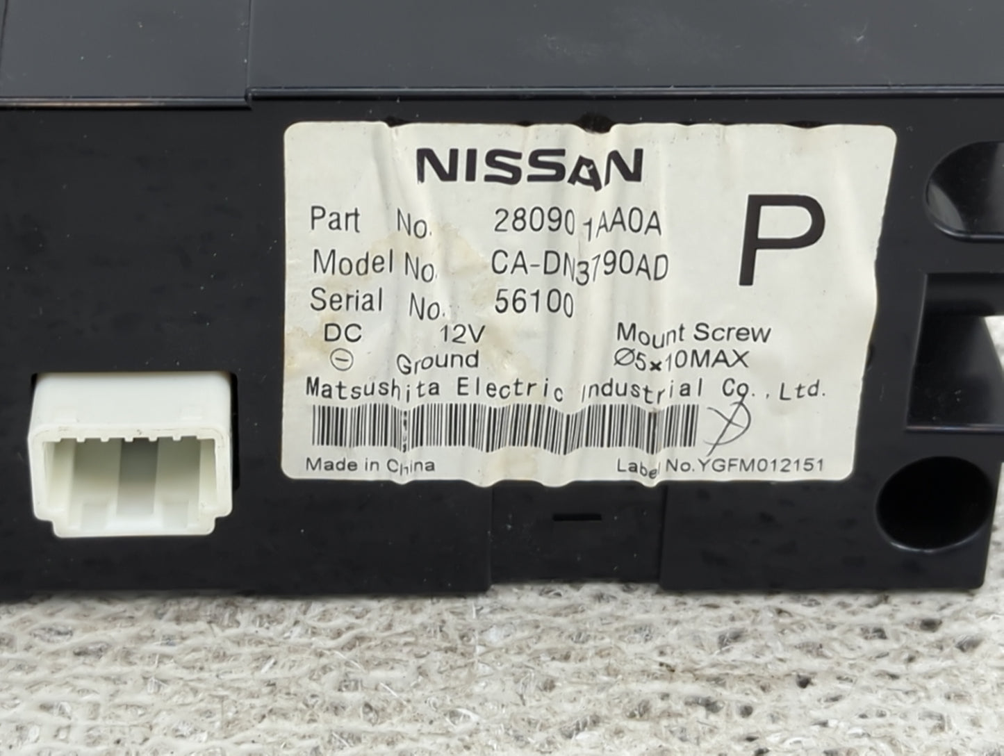 2015 Nissan Maxima Information Display Screen - Oemusedautoparts1.com