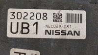 2016-2017 Nissan Maxima PCM Engine Control Computer ECU ECM PCU OEM P/N:BEM426-300 A1 AT BEM426-300 Fits Fits 2015 2016 2017