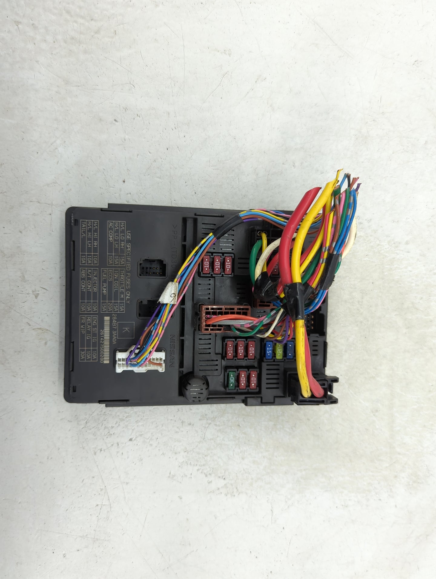 2015-2019 Nissan Micra Fusebox Fuse Box Panel Relay Module P/N:284B7 3AA0A Fits Fits 2013 2014 2015 2016 2017 2018 2019 OEM 