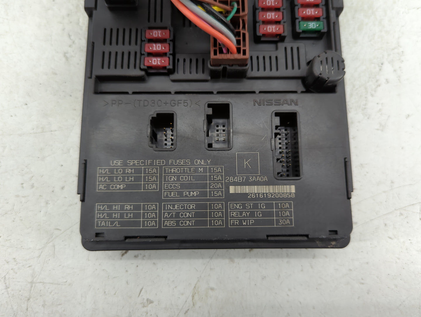 2015-2019 Nissan Micra Fusebox Fuse Box Panel Relay Module P/N:284B7 3AA0A Fits Fits 2013 2014 2015 2016 2017 2018 2019 OEM 
