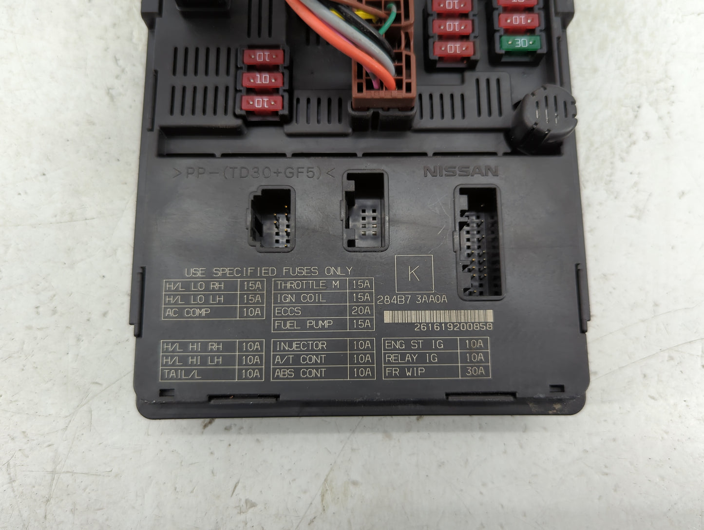 2015-2019 Nissan Micra Fusebox Fuse Box Panel Relay Module P/N:284B7 3AA0A Fits Fits 2013 2014 2015 2016 2017 2018 2019 OEM 