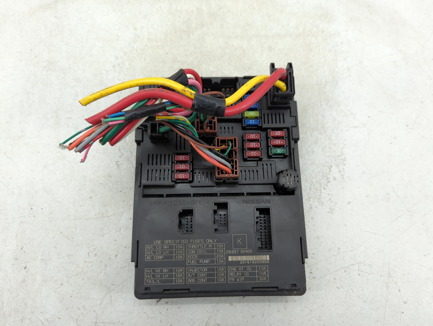 2015-2019 Nissan Micra Fusebox Fuse Box Panel Relay Module P/N:284B7 3AA0A Fits Fits 2013 2014 2015 2016 2017 2018 2019 OEM 