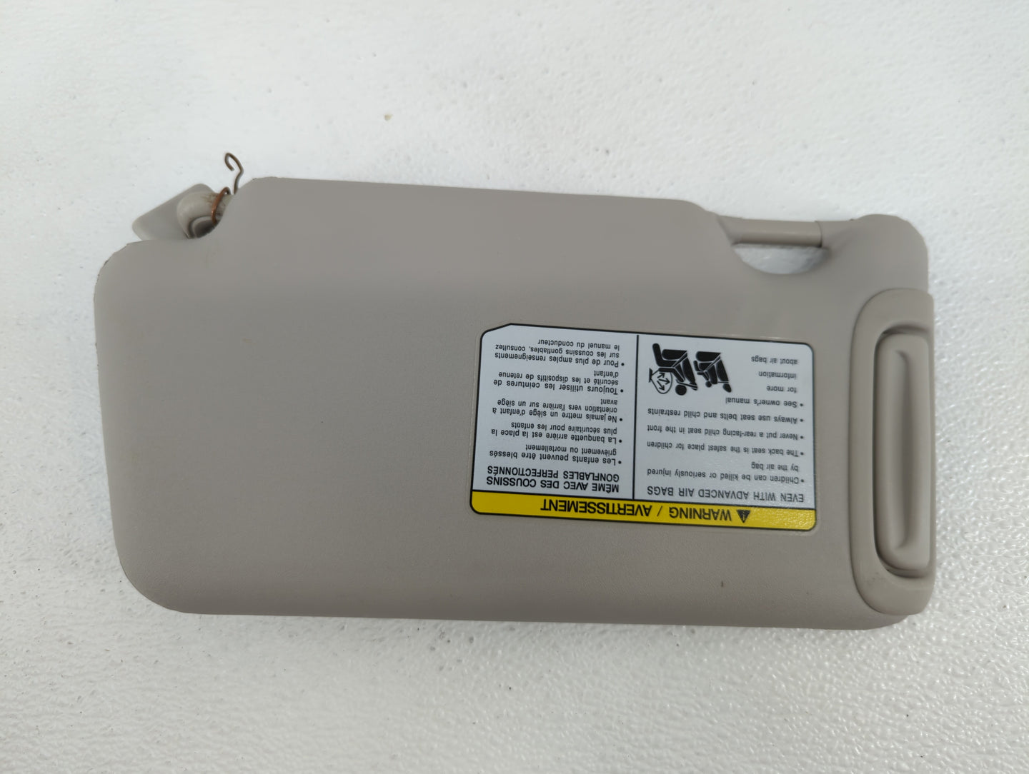 2015-2019 Nissan Micra Sun Visor Shade Replacement Passenger Right Mirror Fits Fits 2015 2016 2017 2018 2019 OEM Used Auto P
