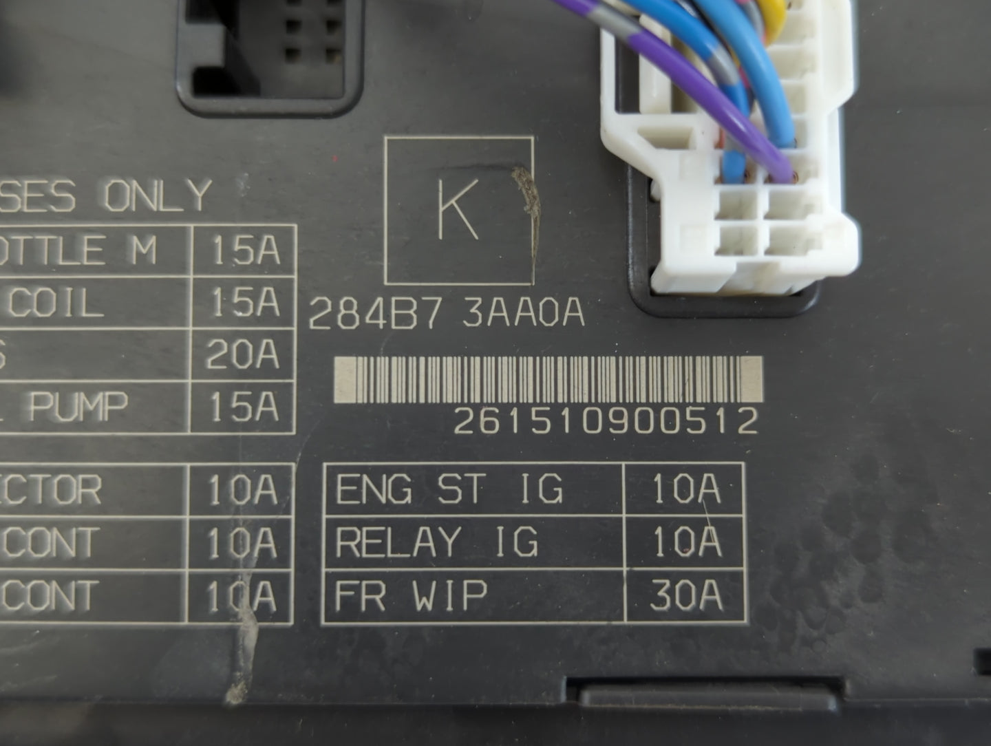 2015-2019 Nissan Micra Fusebox Fuse Box Panel Relay Module P/N:284B7 3AA0A Fits Fits 2013 2014 2015 2016 2017 2018 2019 OEM 