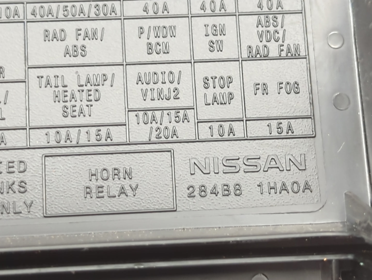 2015-2019 Nissan Micra Fusebox Fuse Box Panel Relay Module P/N:284B8 1HA0A Fits Fits 2013 2014 2015 2016 2017 2018 2019 OEM 