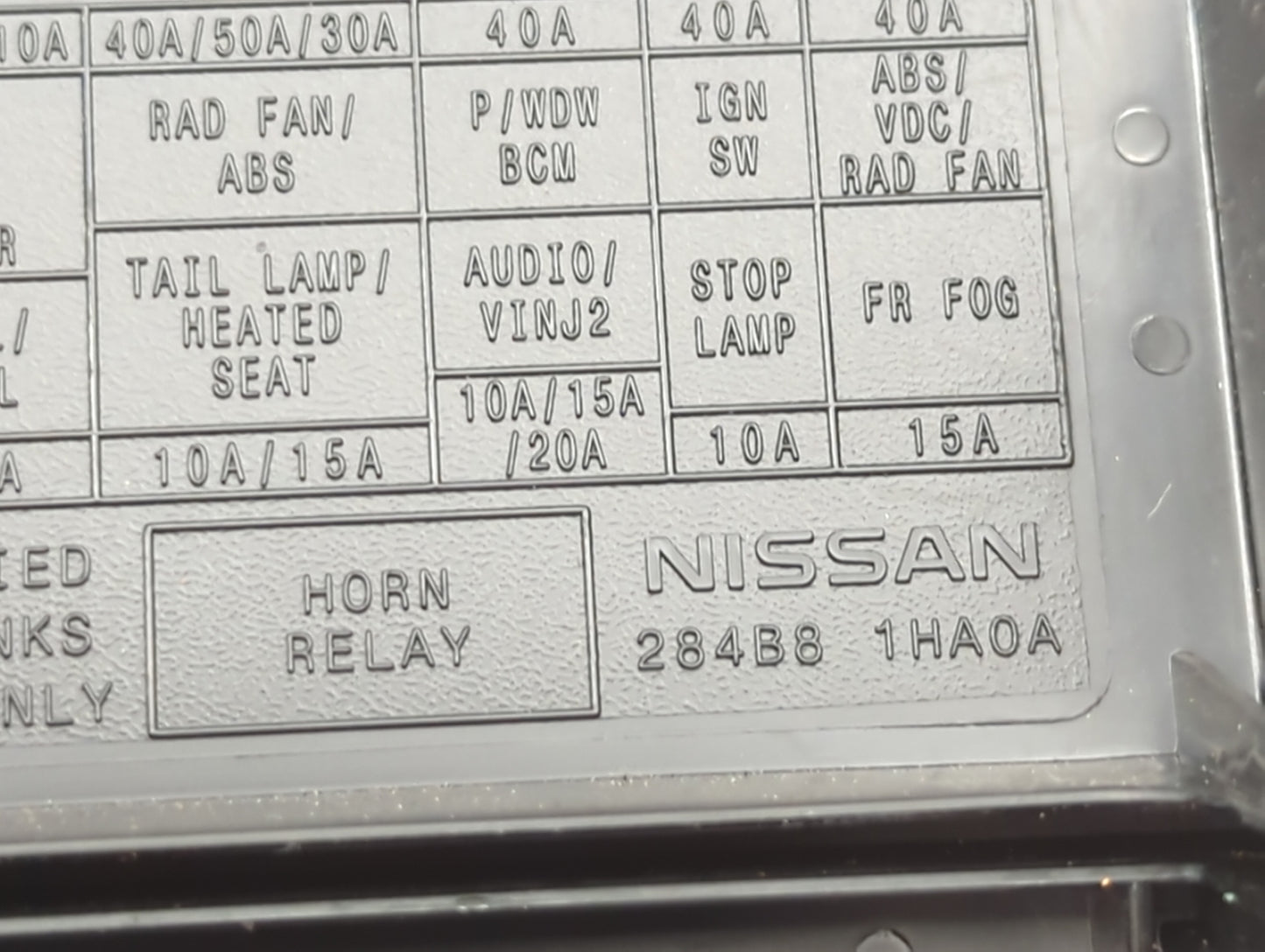 2015-2019 Nissan Micra Fusebox Fuse Box Panel Relay Module P/N:284B8 1HA0A Fits Fits 2013 2014 2015 2016 2017 2018 2019 OEM 