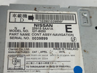2015 Nissan Murano Radio AM FM Cd Player Receiver Replacement P/N:25915 5AA1A Fits Fits 2016 OEM Used Auto Parts - Oemusedau