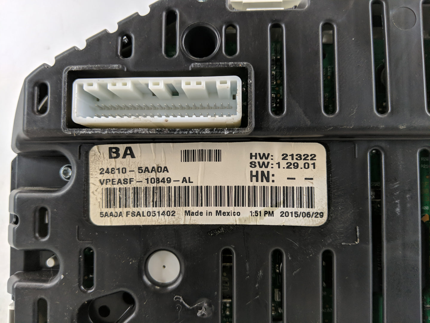 2015-2017 Nissan Murano Instrument Cluster Speedometer Gauges P/N:24810-5AA0A Fits Fits 2015 2016 2017 OEM Used Auto Parts -